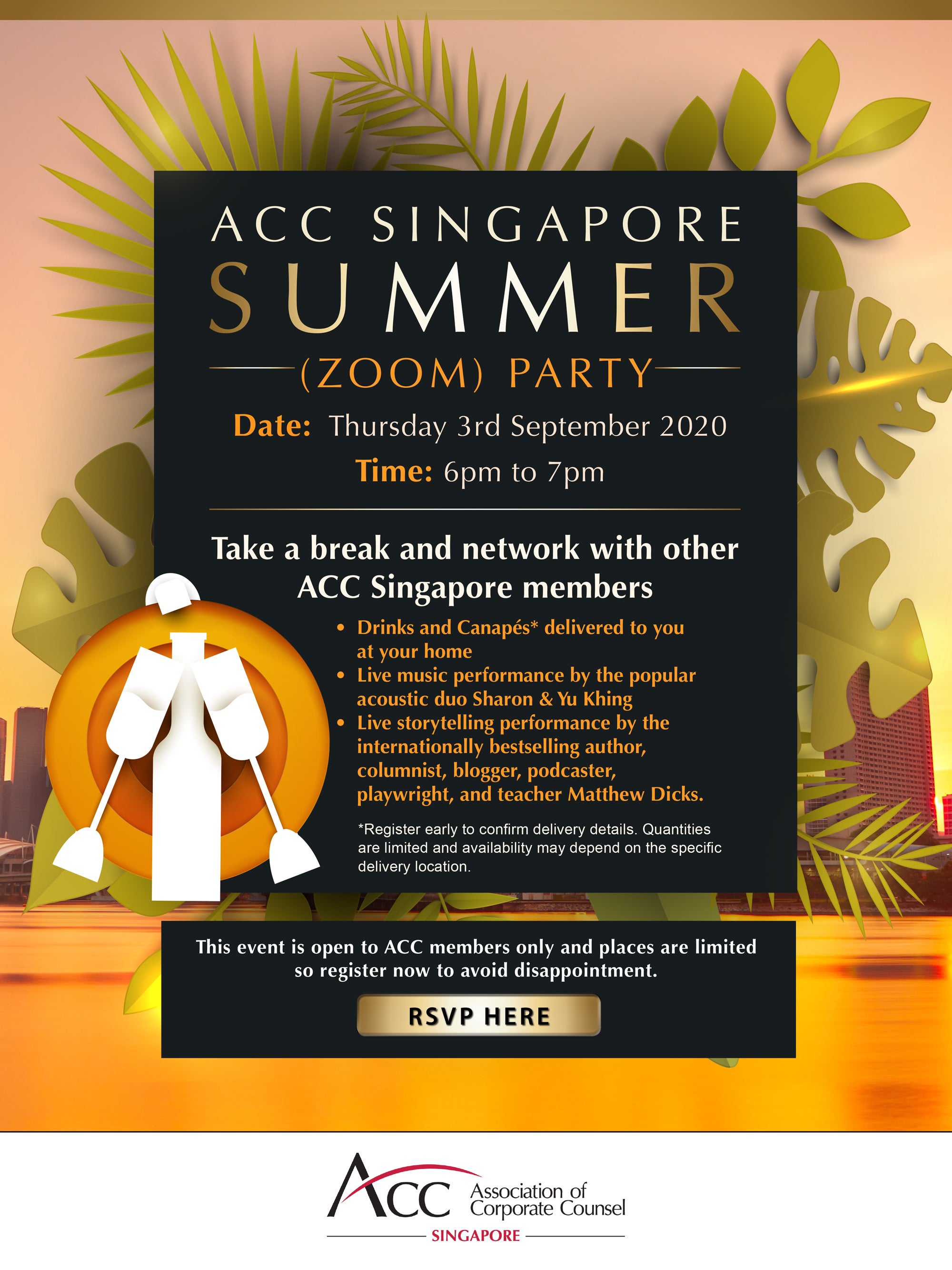 ACC Summer Zoom Party (MEMBERS ONLY) Association of Corporate Counsel