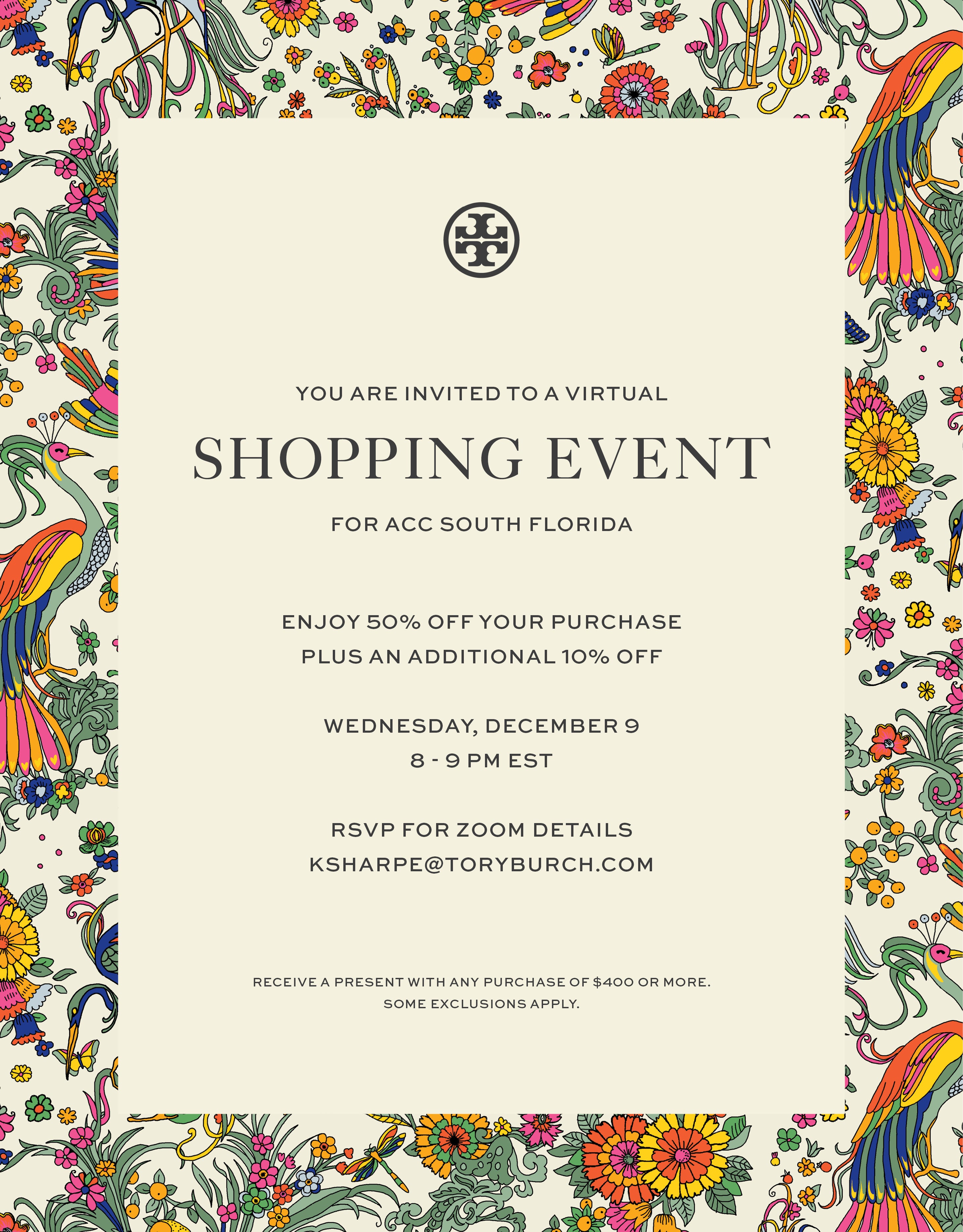 Virtual Holiday Shopping at Tory Burch | Association of Corporate Counsel  (ACC)
