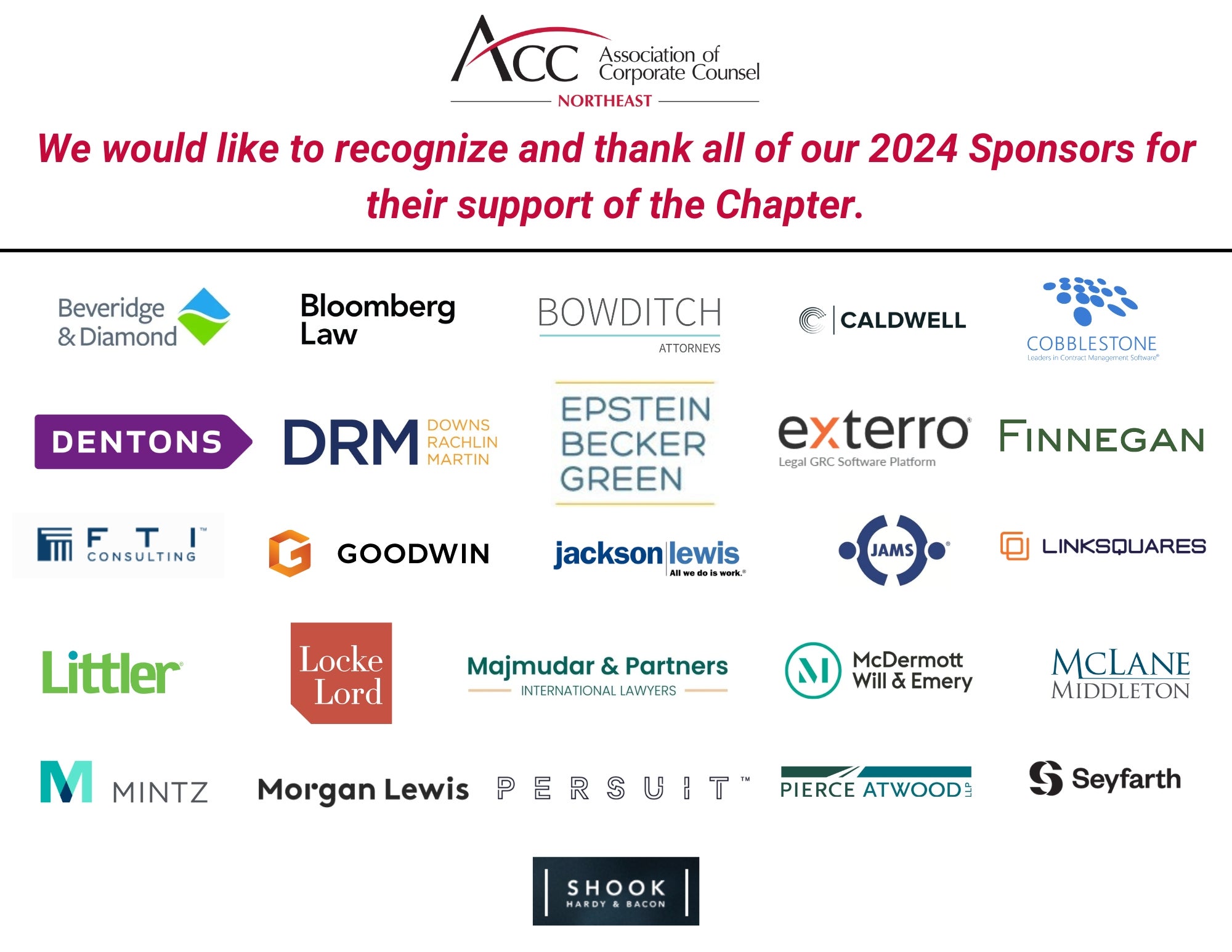 2024 Chapter Sponsors